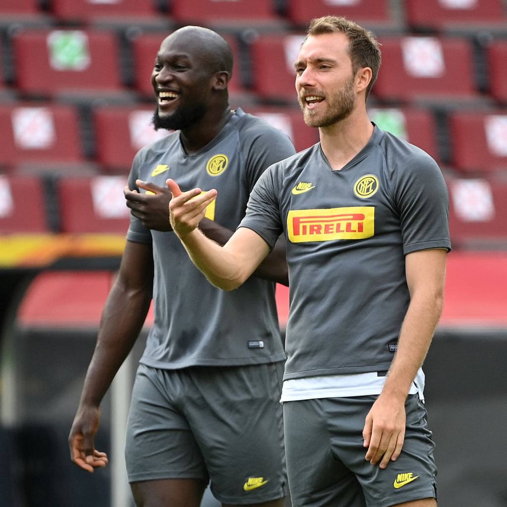 Romelu Lukaku und Christian Eriksen