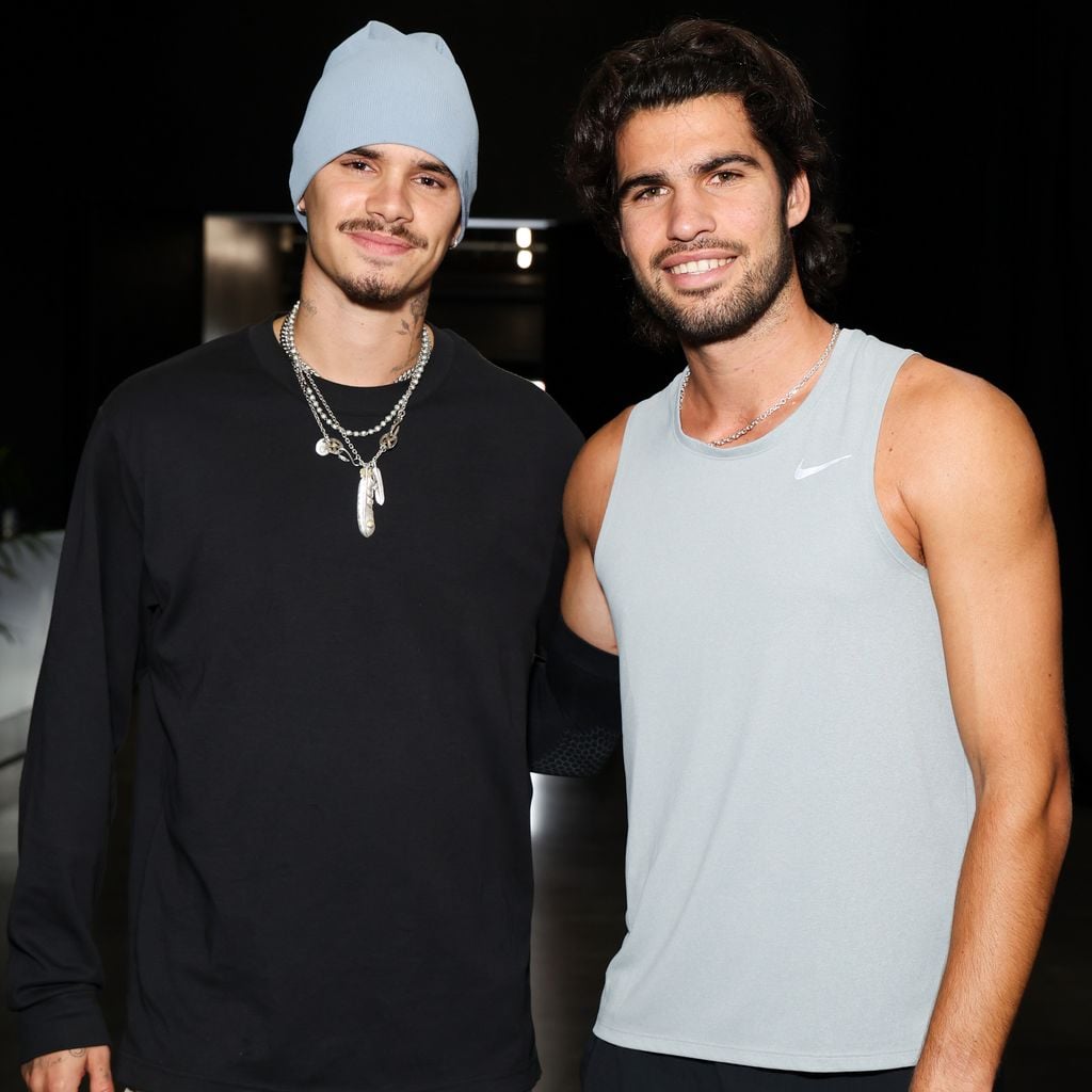 Romeo Beckham und Carlos Alcaraz bei Tag drei des Laver Cup 2026 in der O2 Arena in London