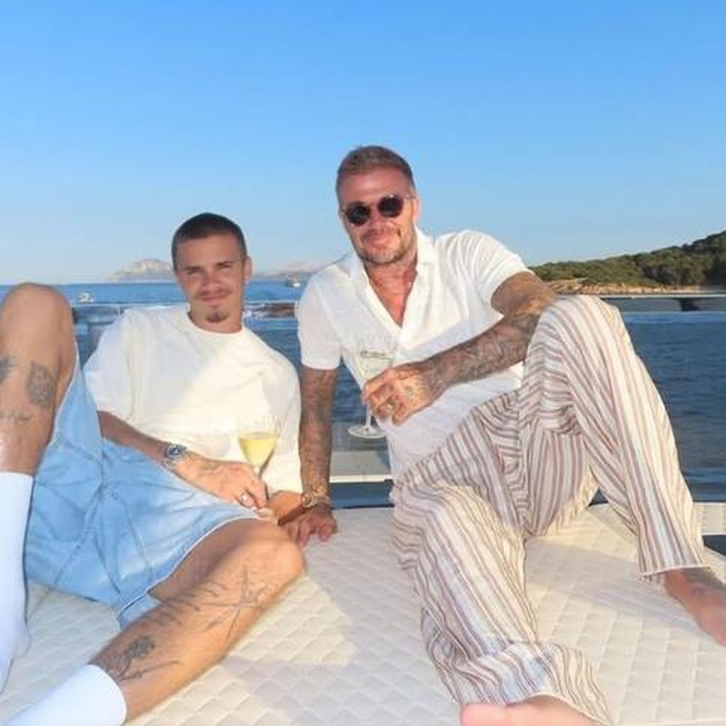 Romeo und David Beckham
