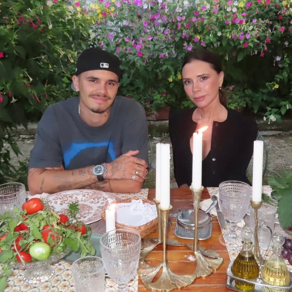Romeo und Victoria Beckham, 2025