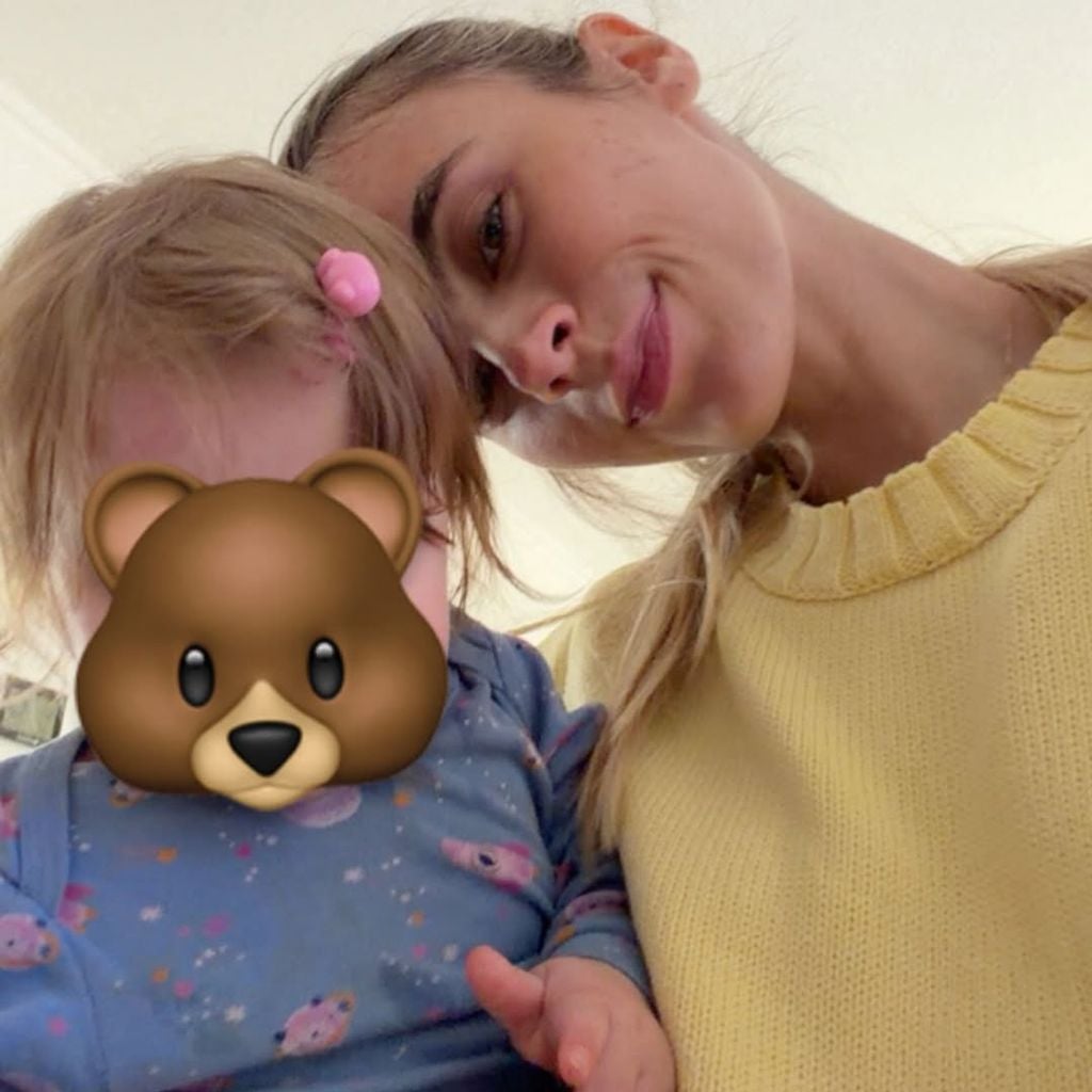 Romina Palm und ihre Tochter Hazel im April 2026