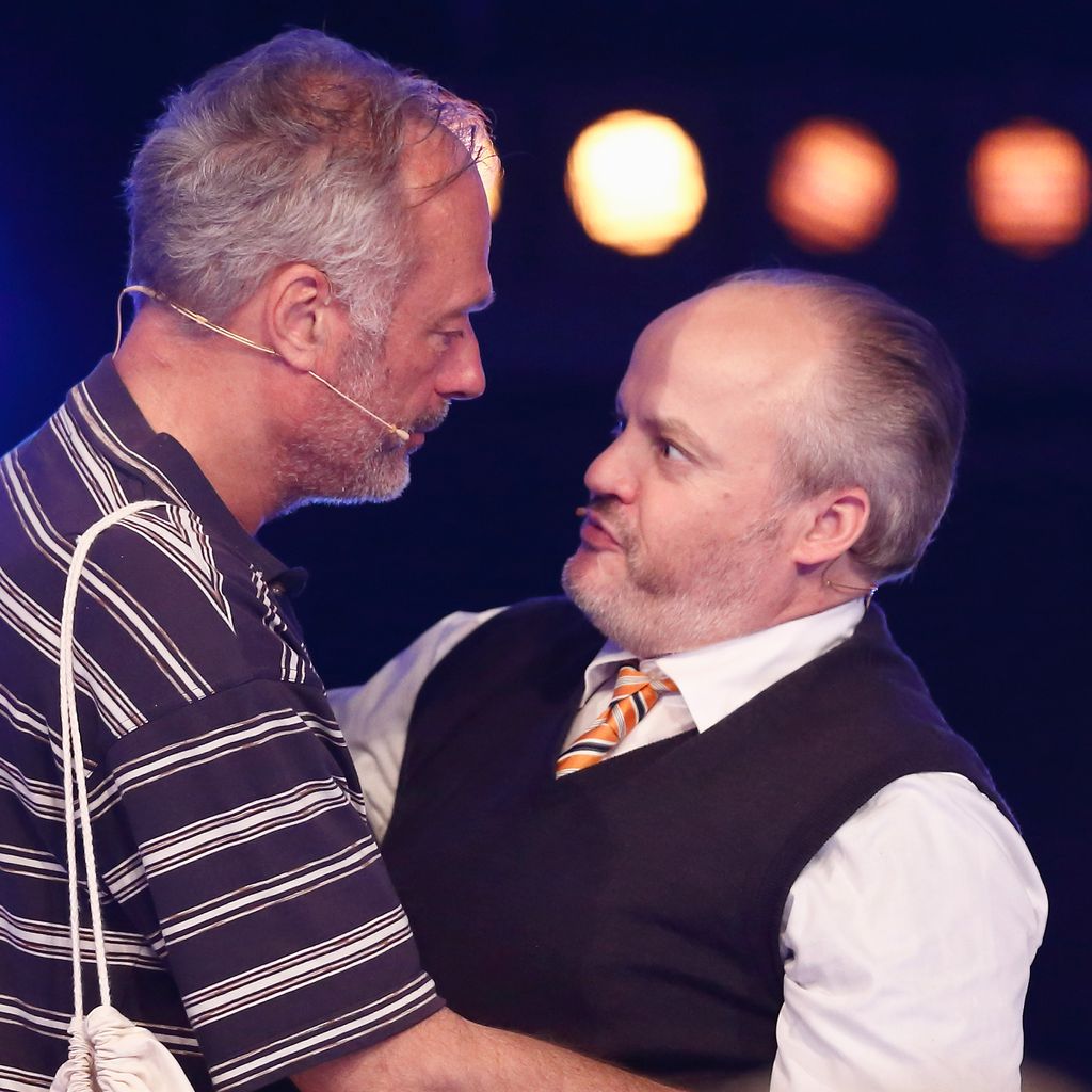 Ronald Schill und Hubert Kah bei "Promi Big Brother" 2014
