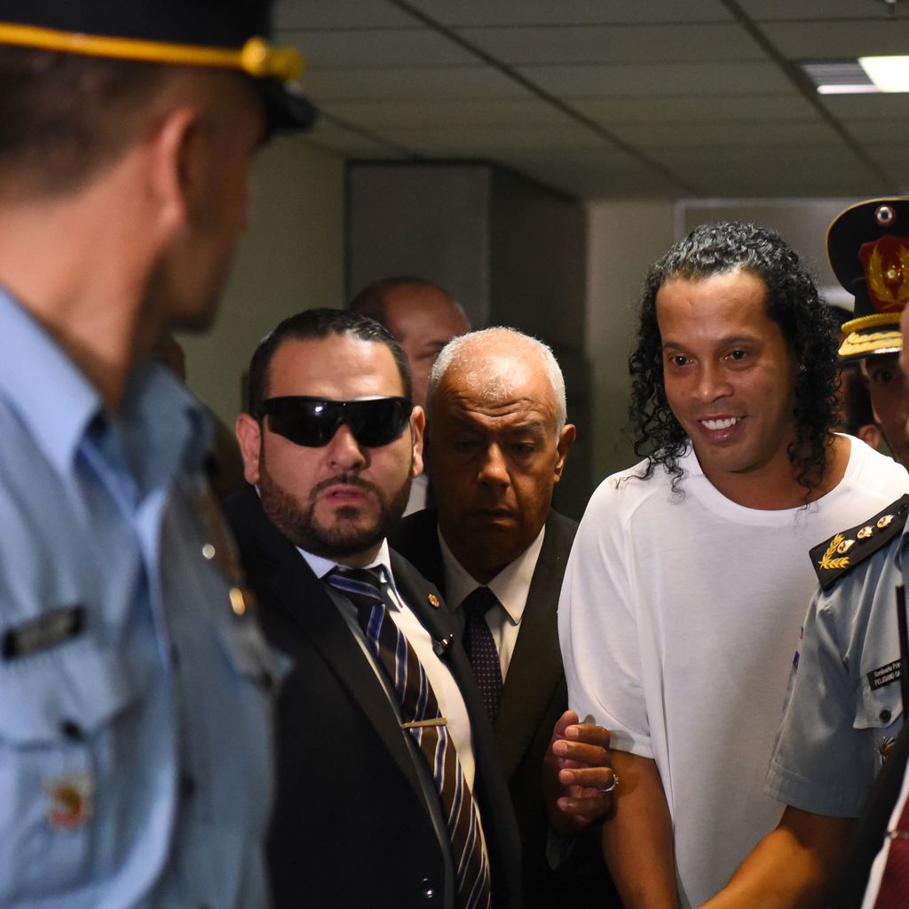 Ronaldinho in Asuncion, Paraguay