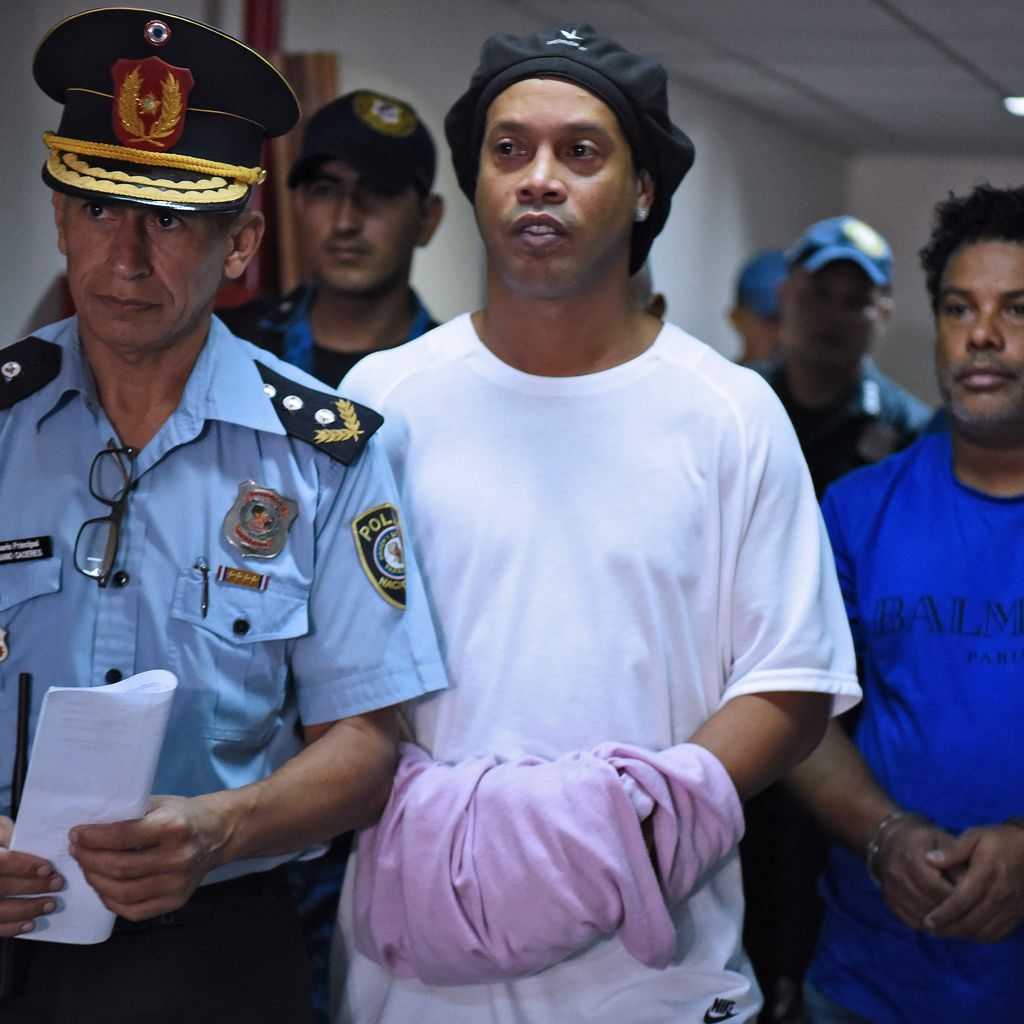 Ronaldinho in Asuncion, Paraguay