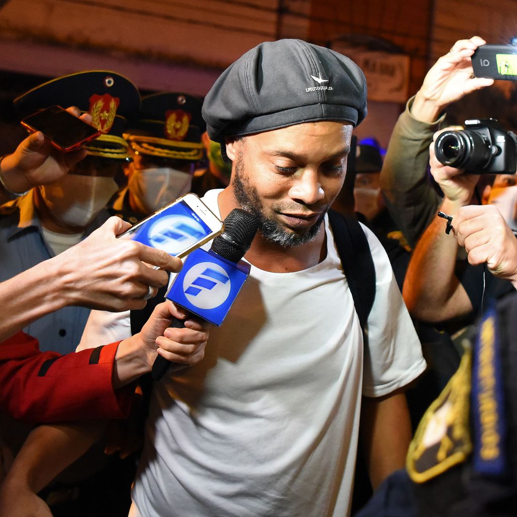 Ronaldinho nach seiner Gefängnisentlassung