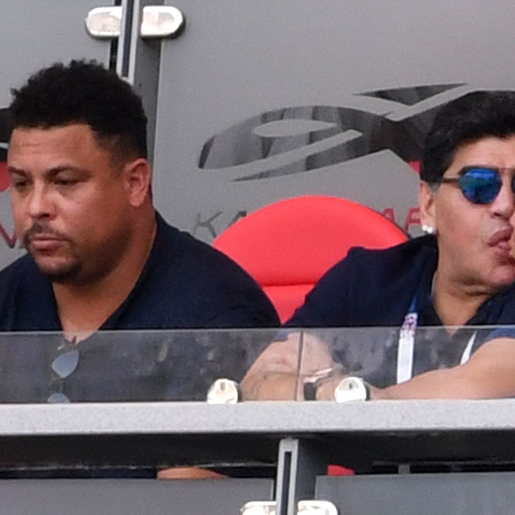 Ronaldo und Diego Maradona