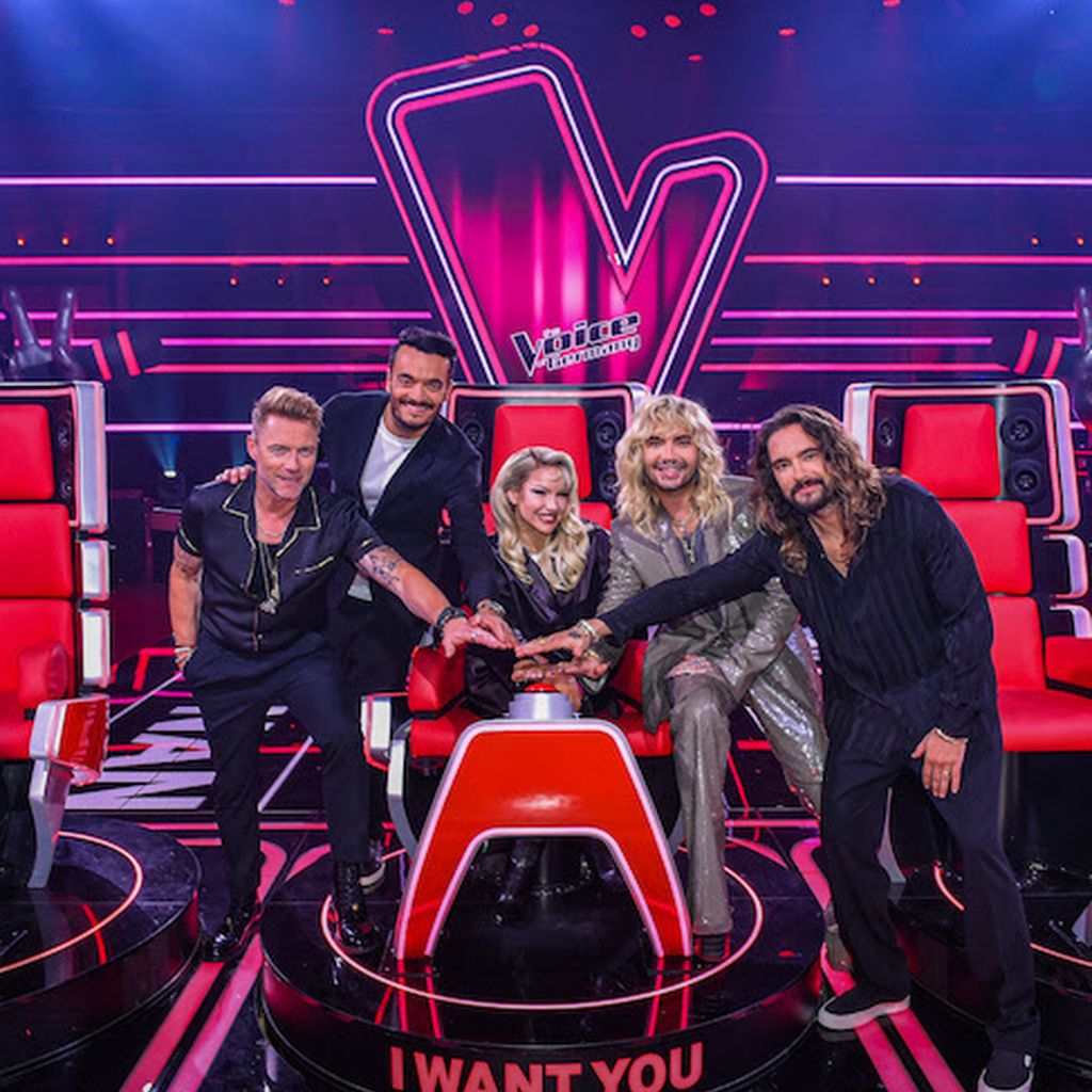 Ronan Keating, Giovanni Zarrella, Shirin David, Bill und Tom Kaulitz bei The Voice of Germany