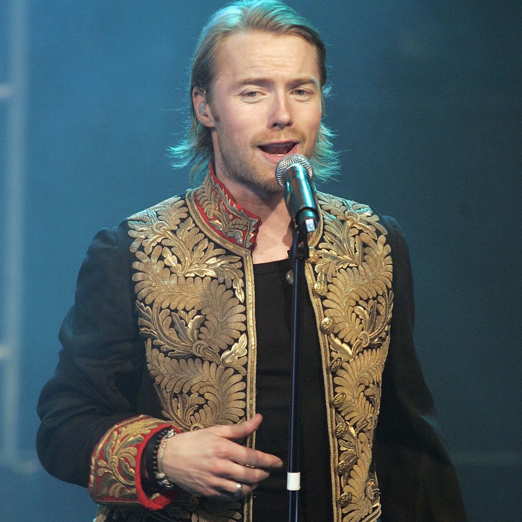 Ronan Keating bei einem Boyzone-Auftritt in London 2008