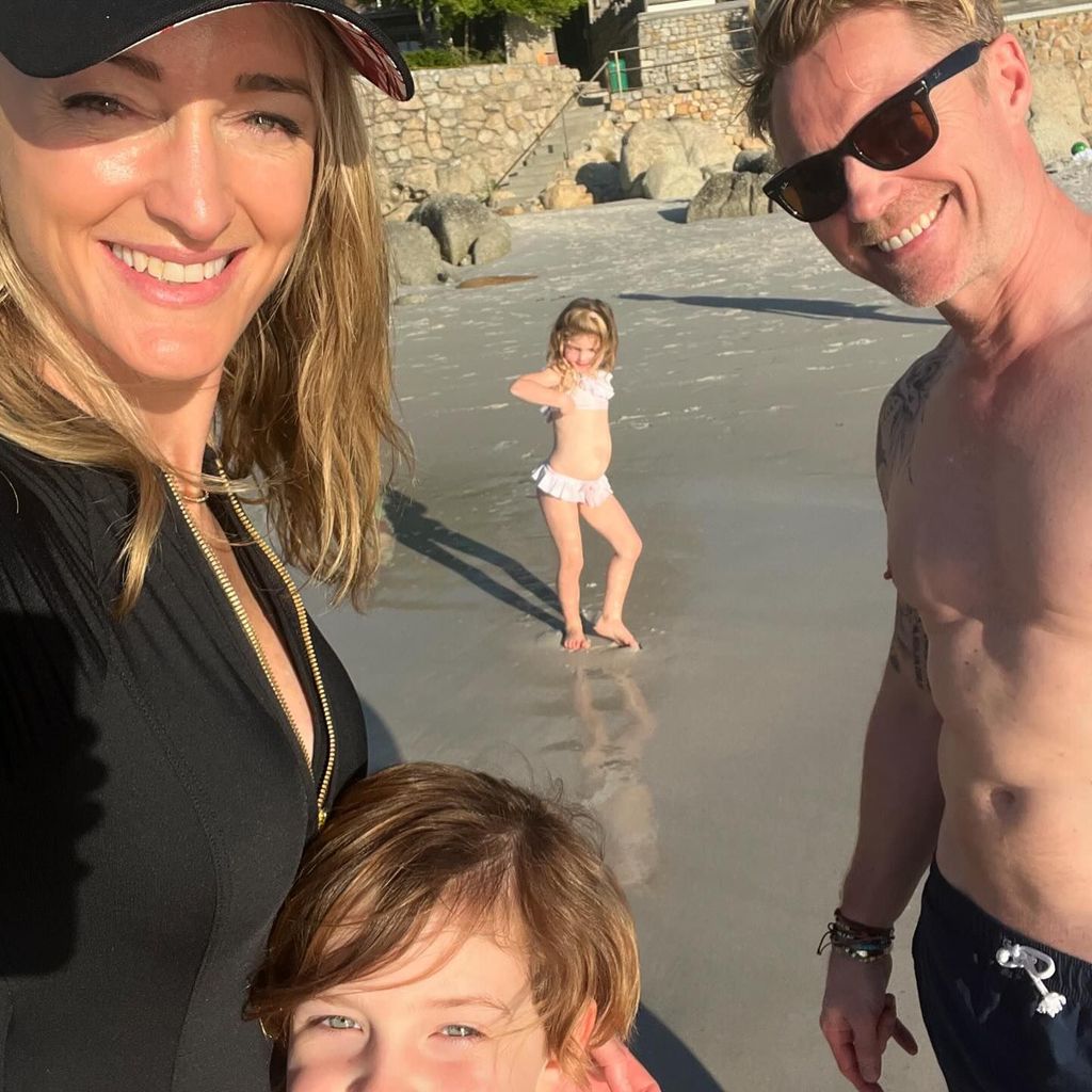Ronan, Storm, Coco und Cooper Keating im August 2024