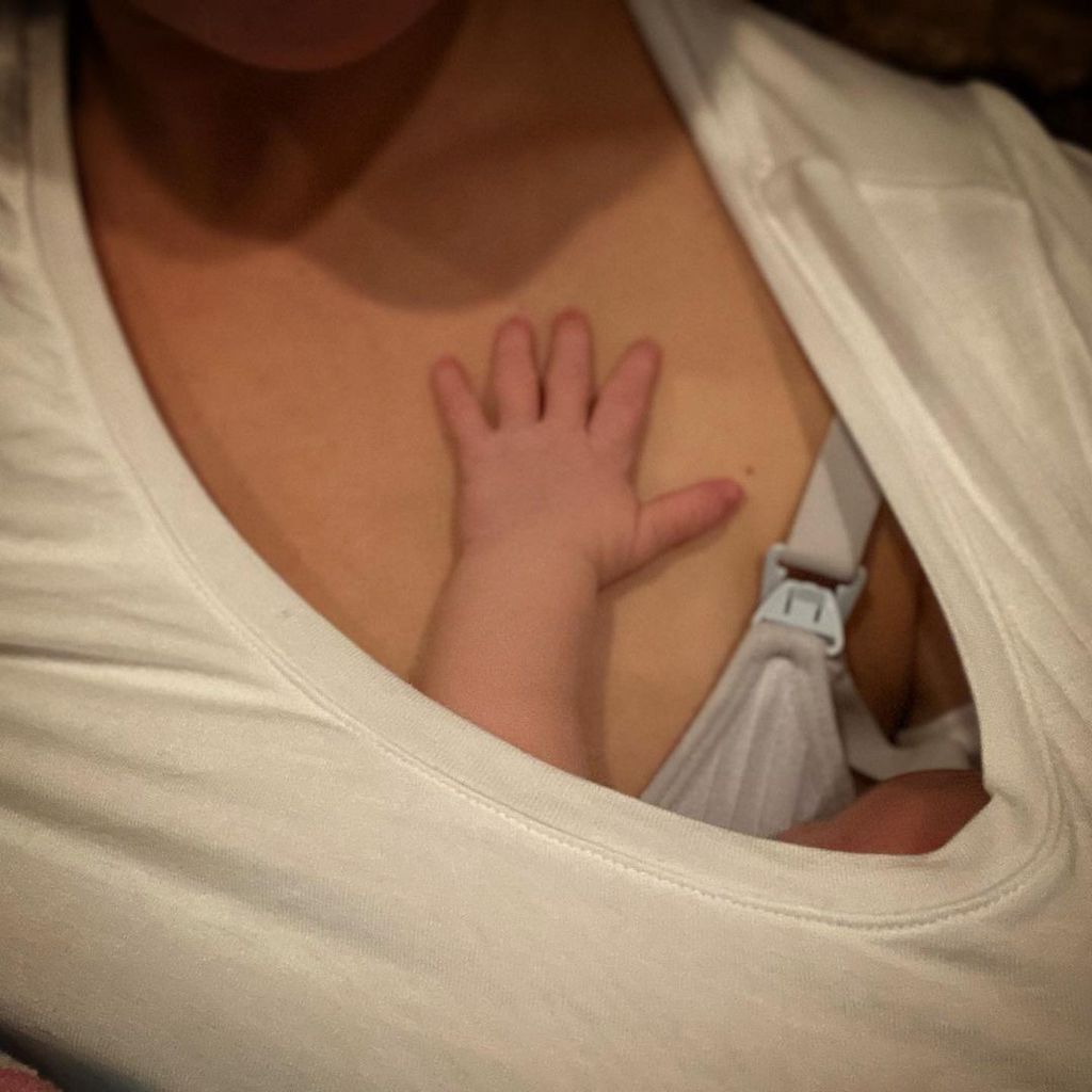 Ronda Rousey mit ihrem Baby im September 2021
