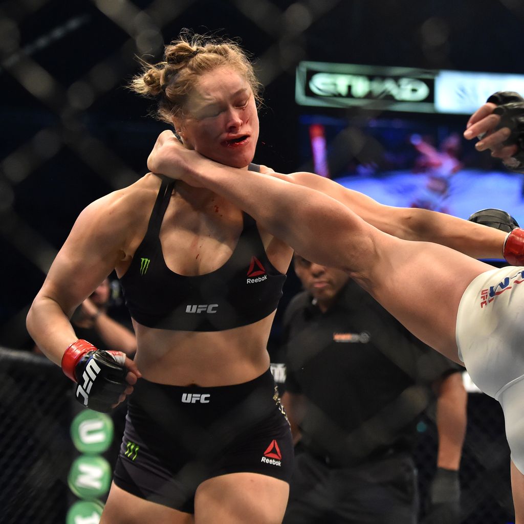 Ronda Rousey und Holly Holm bei "UFC 193" in Melbourne
