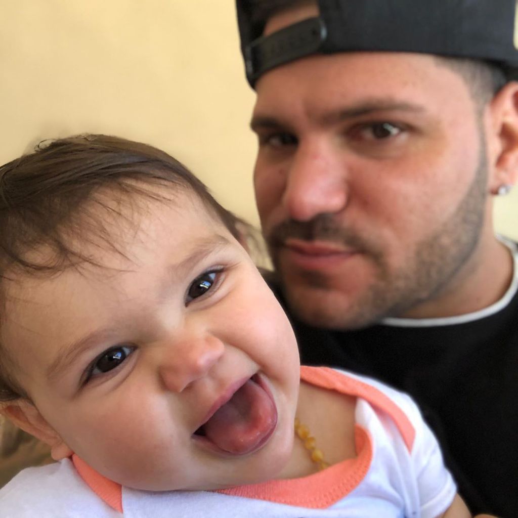 Ronnie Ortiz-Magro mit seiner Tochter Ariana