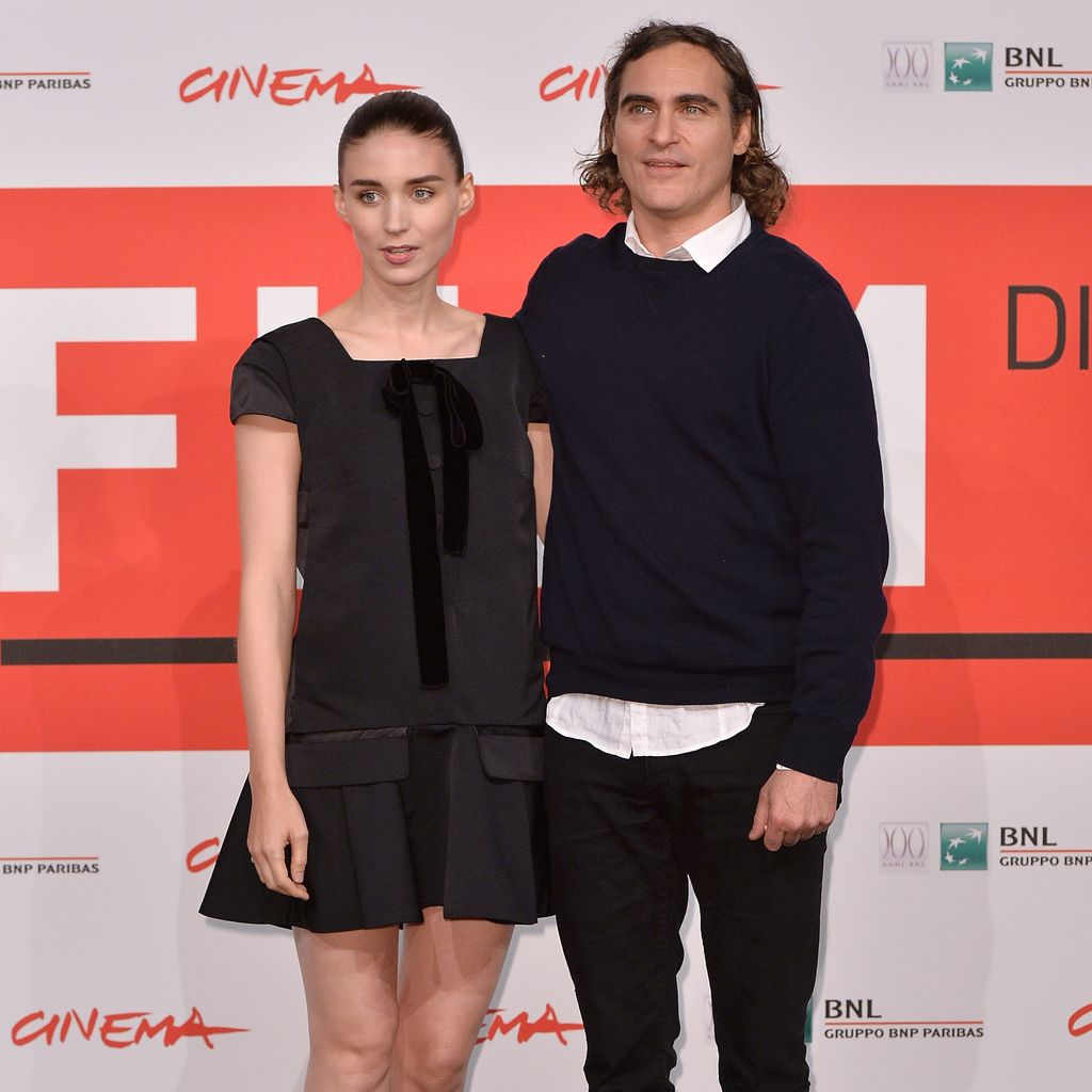 Rooney Mara und Joaquin Phoenix, November 2013