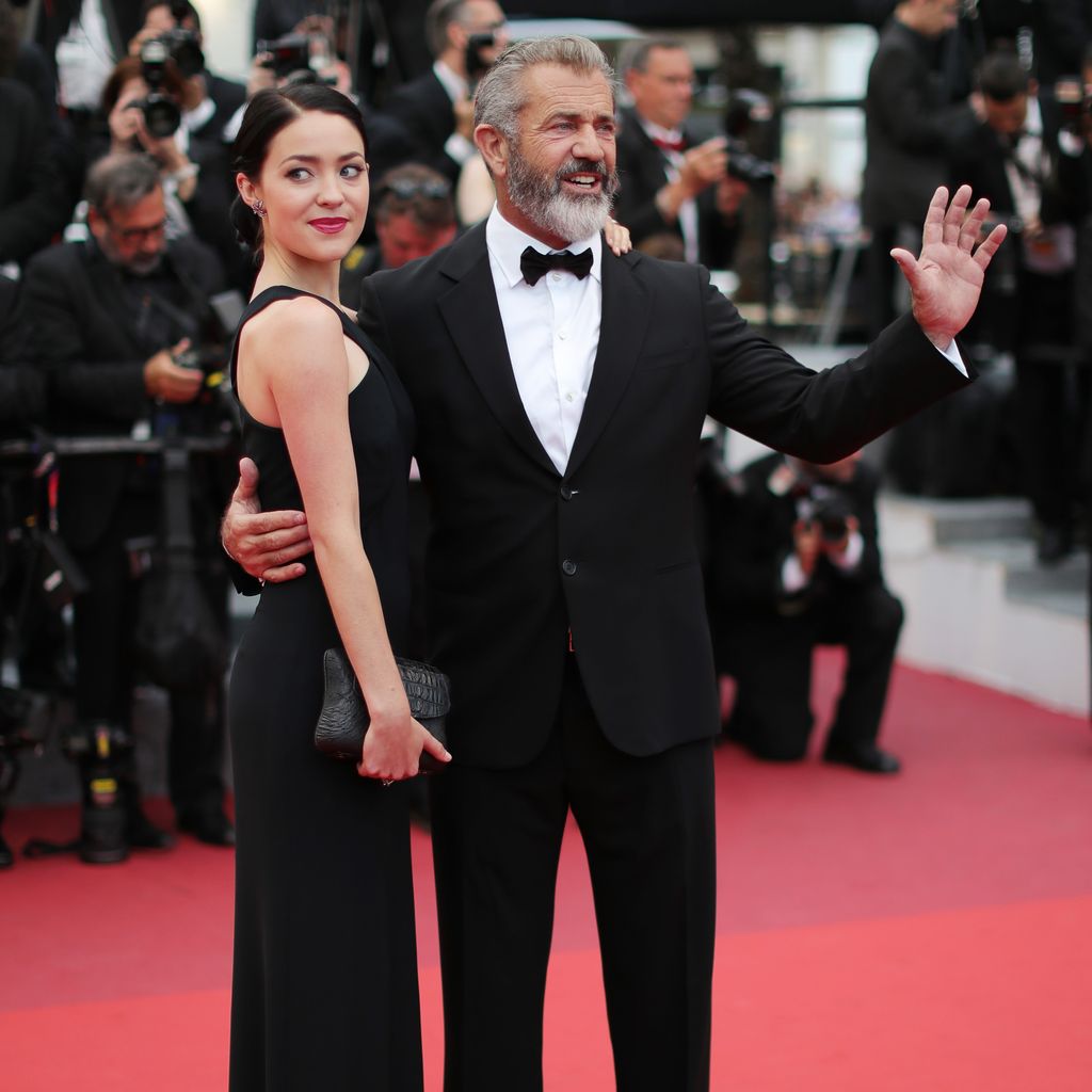 Rosalind Ross und Mel Gibson bei den Filmfestspielen in Cannes