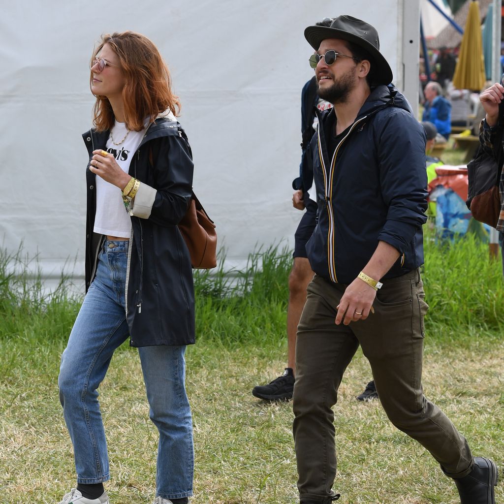 Rose Leslie und Kit Harington beim Glastonbury Festival, Juni 2022