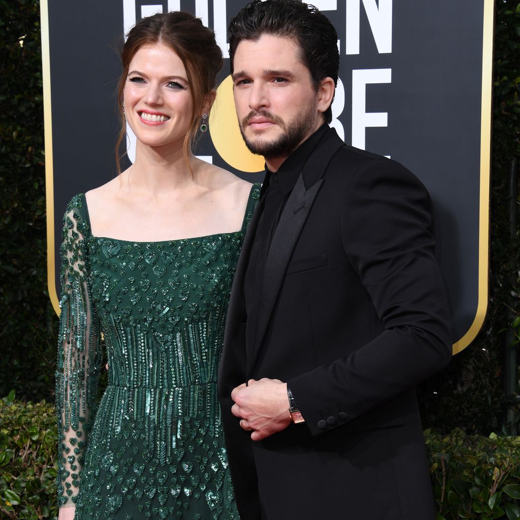 Rose Leslie und Kit Harington bei den Golden Globes 2020