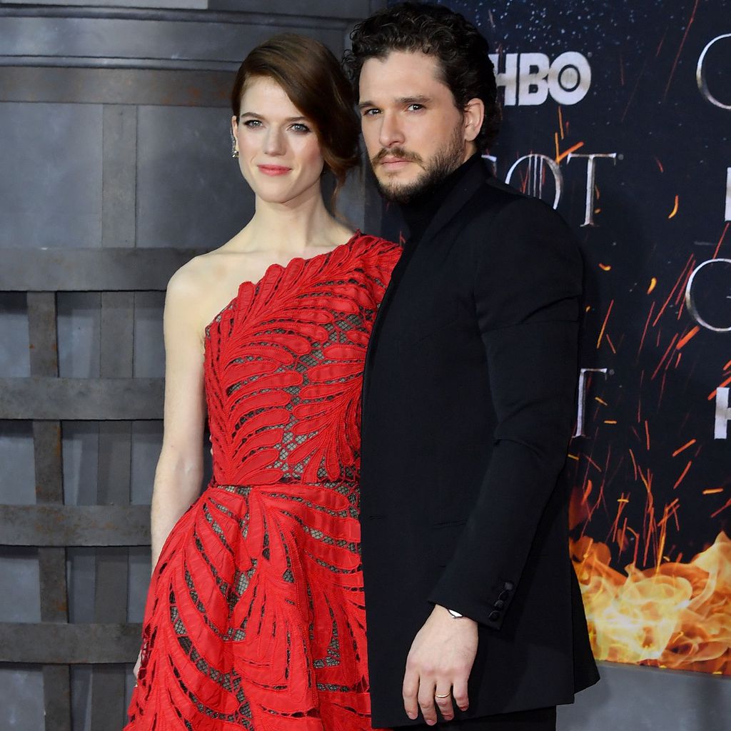 "Game of Thrones"-Schauspielerin Rose Leslie und Kit Harington bei der Premiere der finalen Staffel