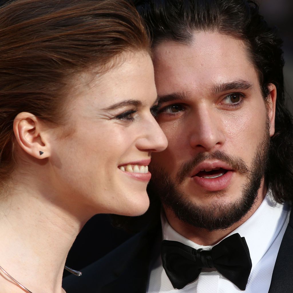 Rose Leslie und Kit Harington im April 2016