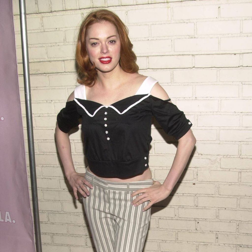 Rose McGowan bei der Party zur Absolut x Stella McCartney Kollaboration im Chateau Marmont, West Hollywood, 17.10.2002