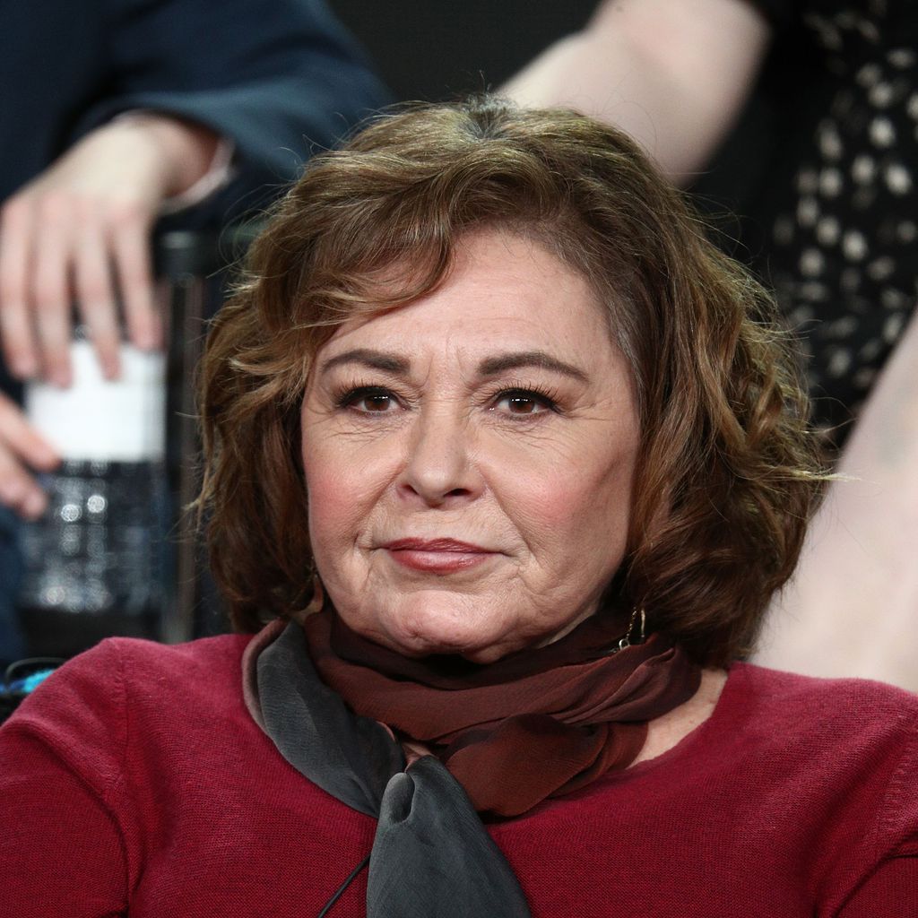 Roseanne Barr bei einer Pressekonferenz