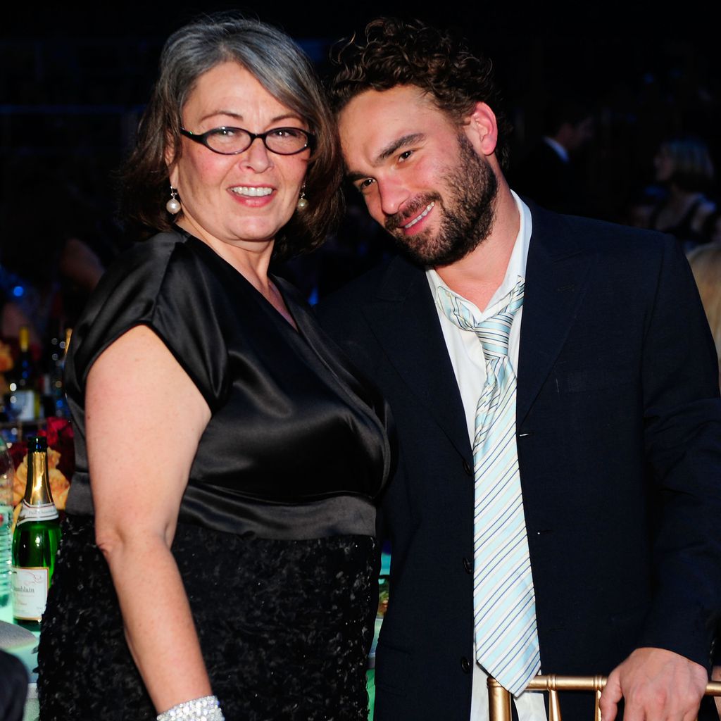 Roseanne Barr und Johnny Galecki