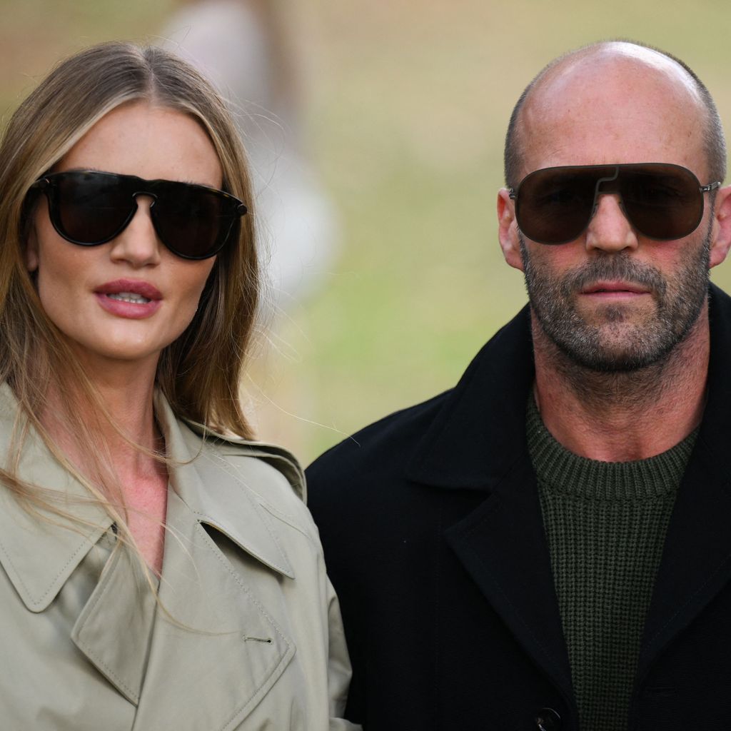 Rosie Huntington-Whiteley, Model, und Jason Statham, Schauspieler auf der London Fashion Week