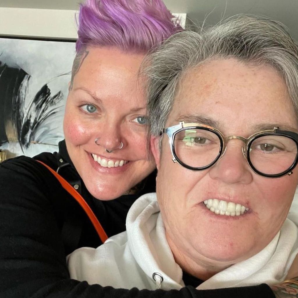 Rosie O'Donnell mit ihrer Freundin Aimee