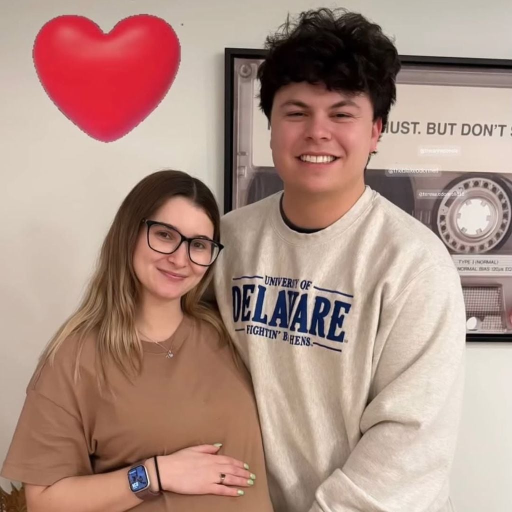 Rosies Sohn, Blake Christopher O'Donnell mit seiner Partnerin Teresa