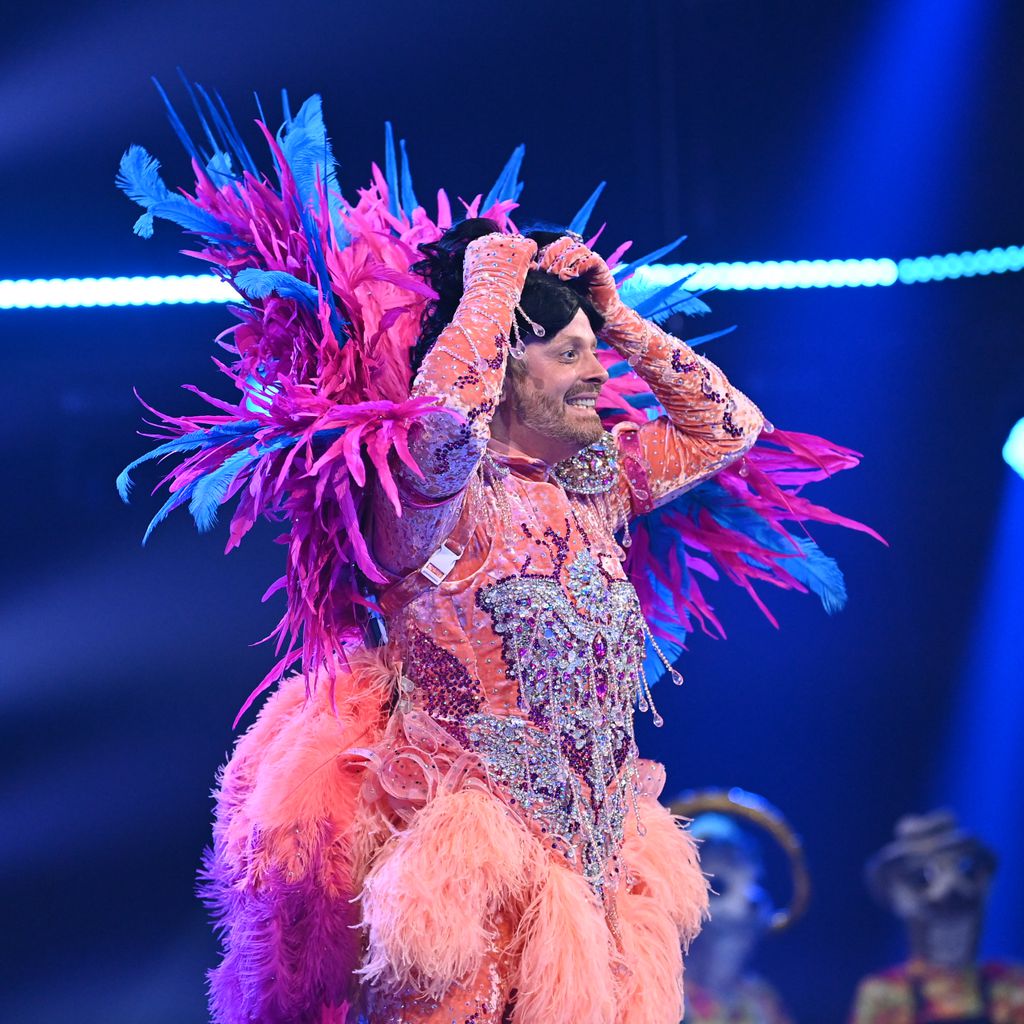 Ross Antony als Flamingo bei "The Masked Singer" 2021