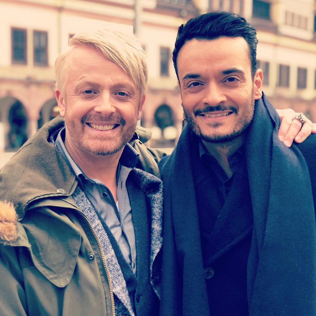 Ross Antony mit Giovanni Zarrella in Leipzig im Mai 2019