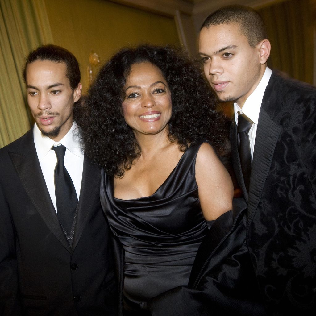 Ross Naess, Diana Ross und Evan Ross