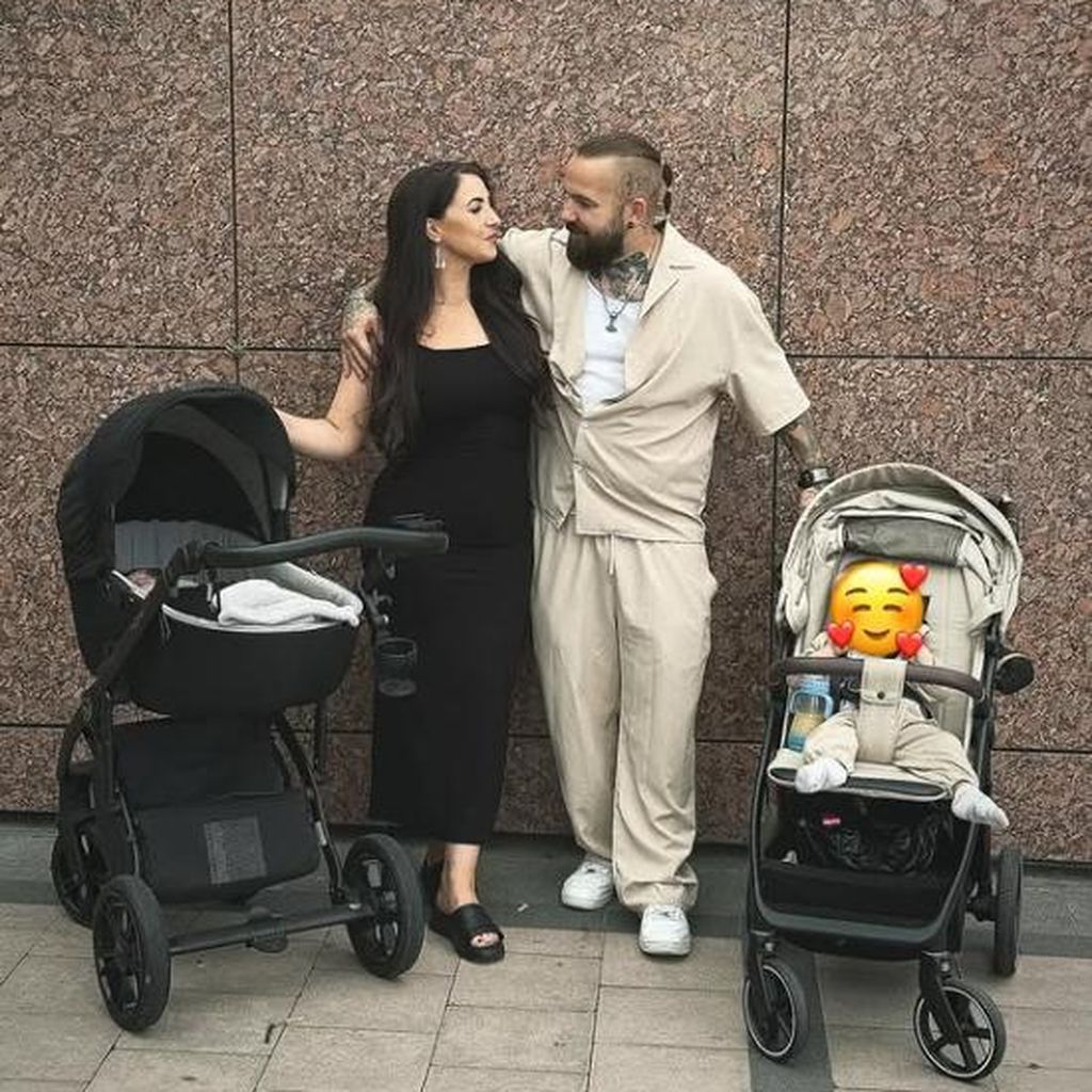 Roxy Zinger, Andreas Paulus und ihre beiden Kinder