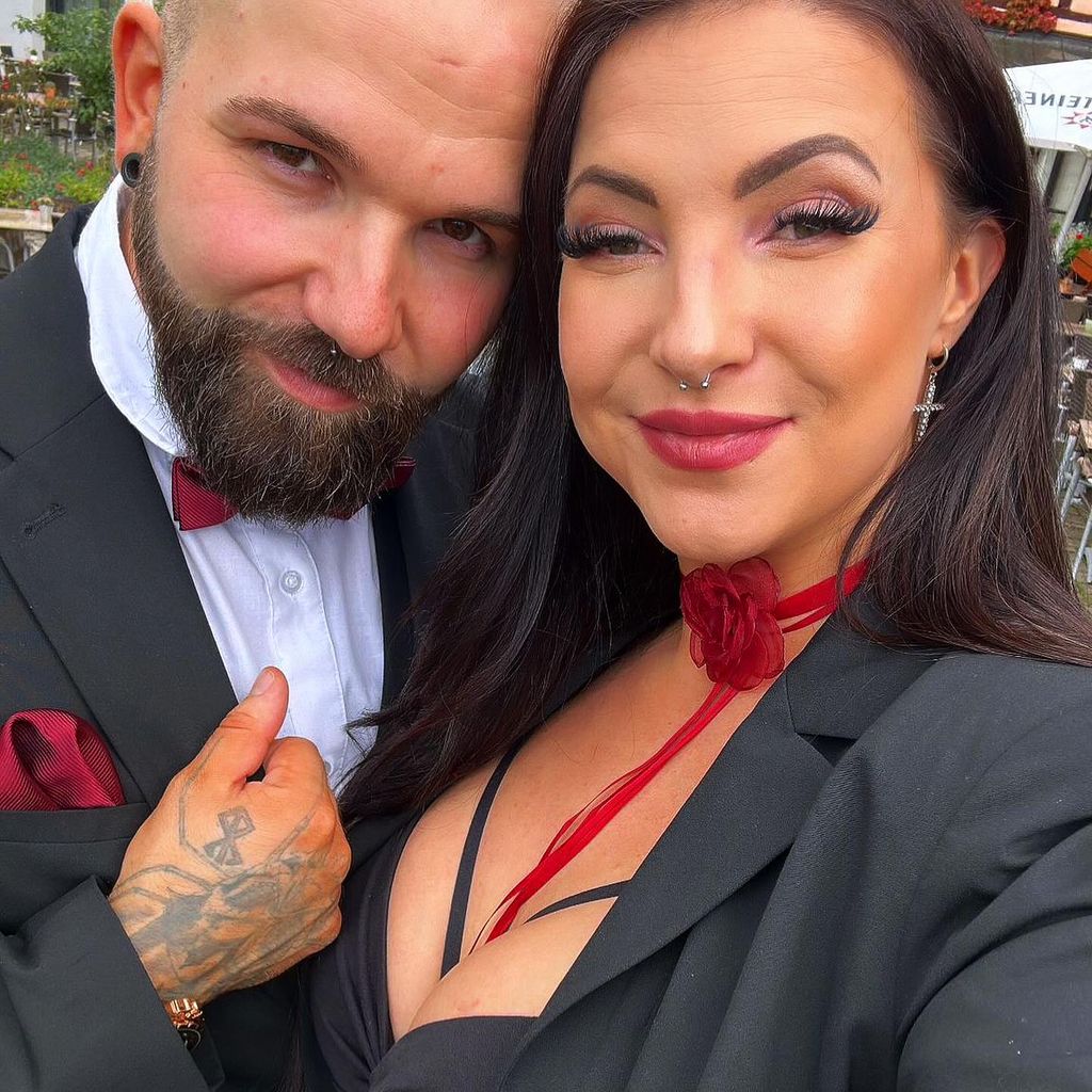 TV-Bekanntheit Roxy Zinger und ihr Partner Andreas