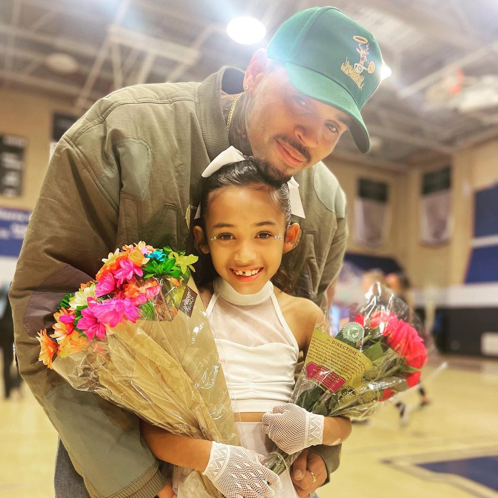 Chris Brown mit seiner Tochter Royalty