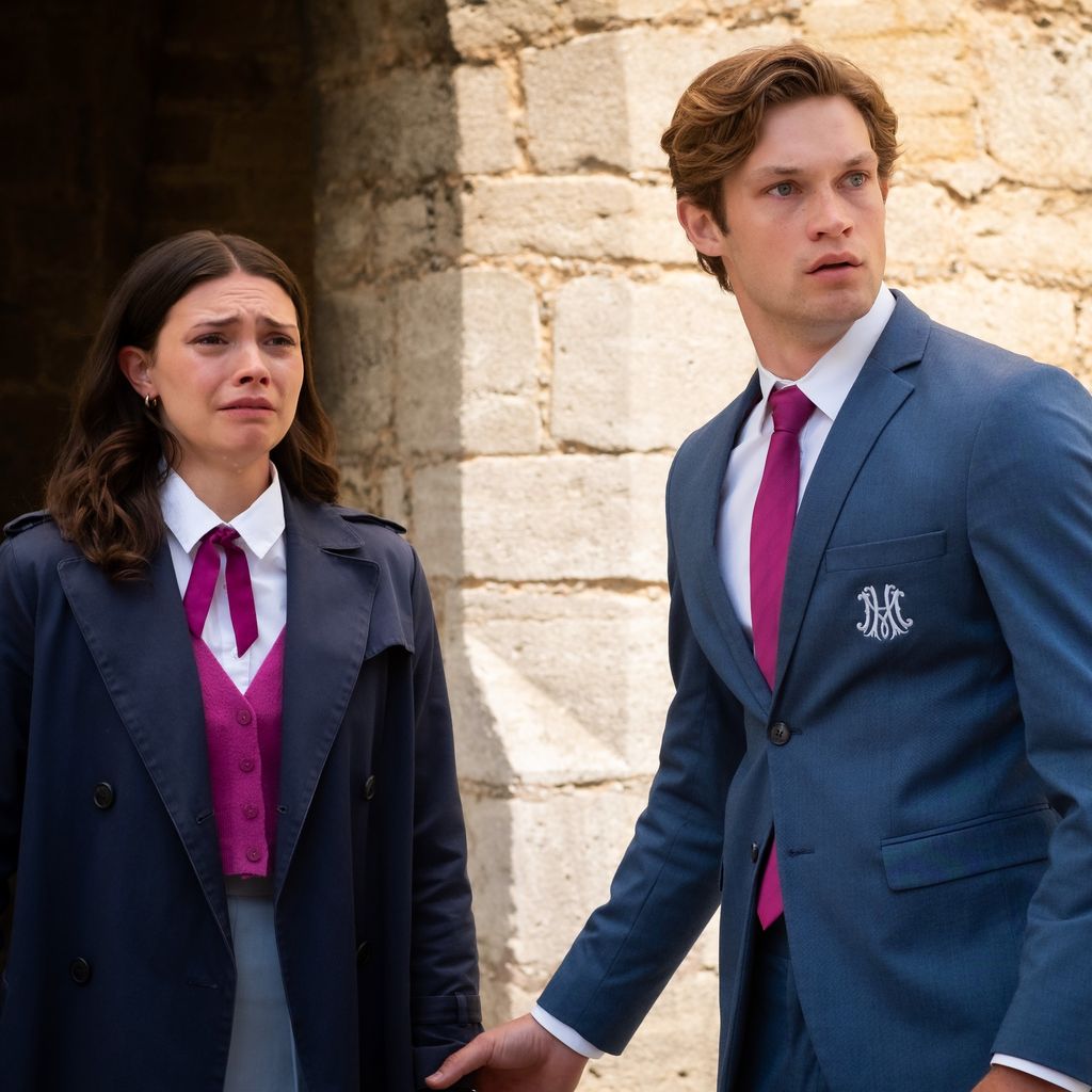 Ruby (Harriet Herbig-Matten) und James (Damian Hardung) in "Maxton Hall", Staffel zwei.