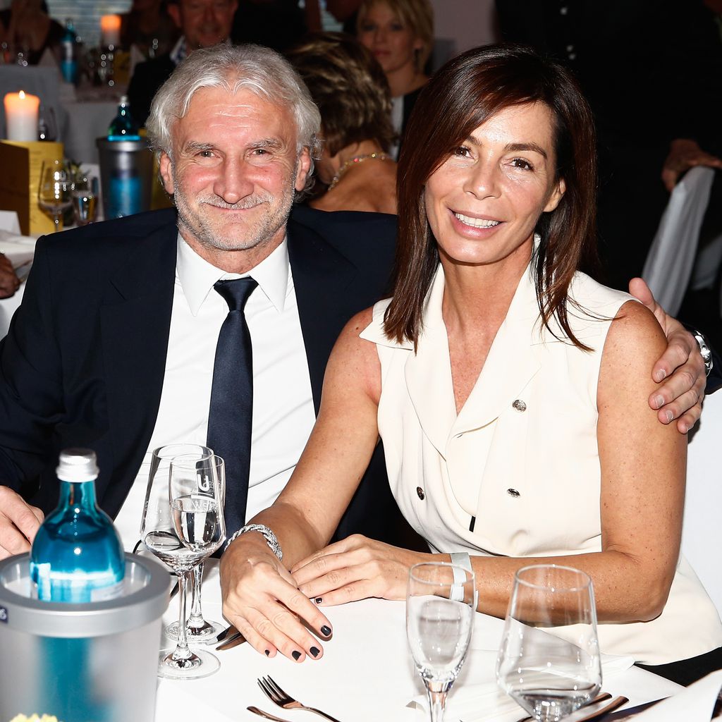 Rudi Völler mit seiner Frau Sabrina
