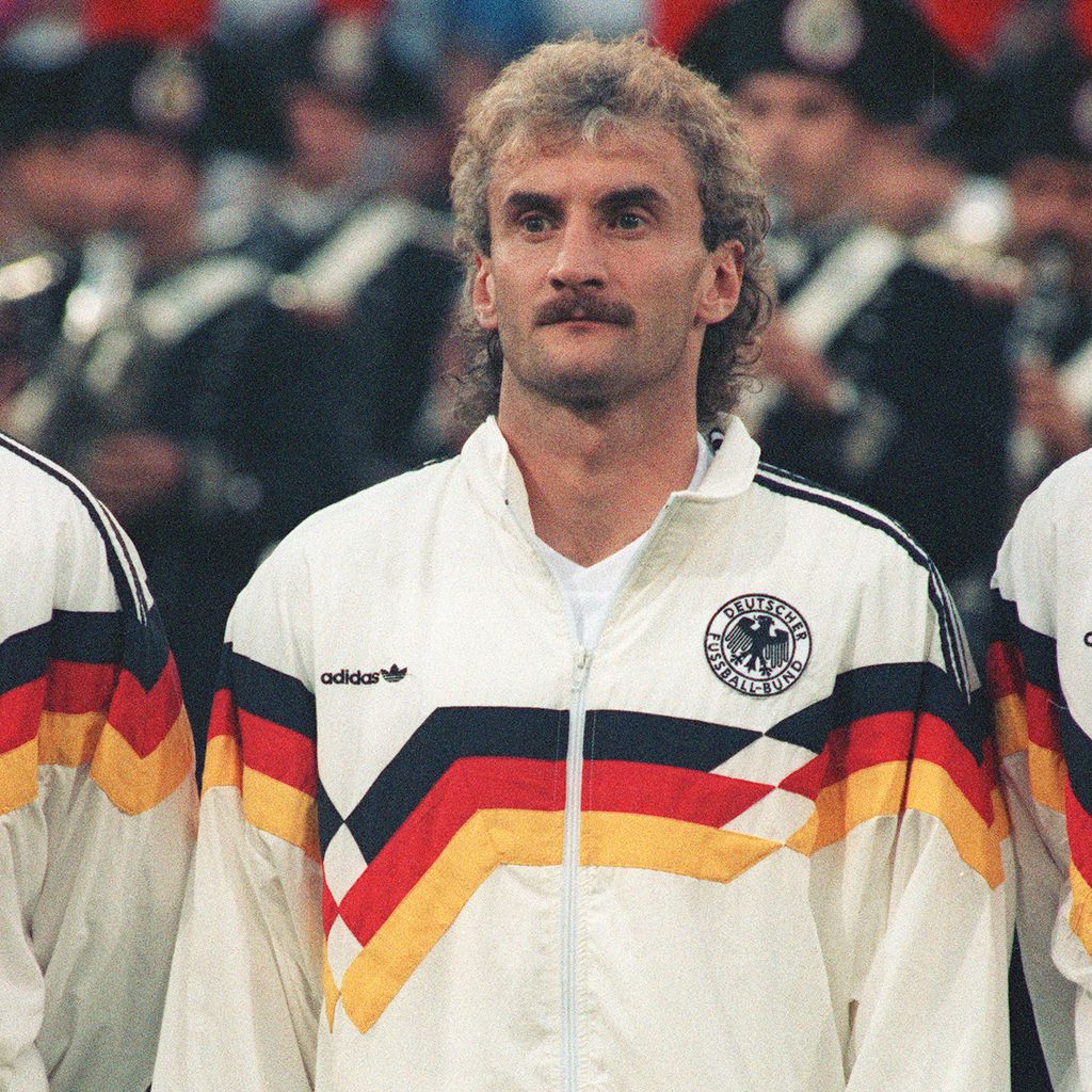 Rudi Völler beim WM-Finale 1990 in Rom