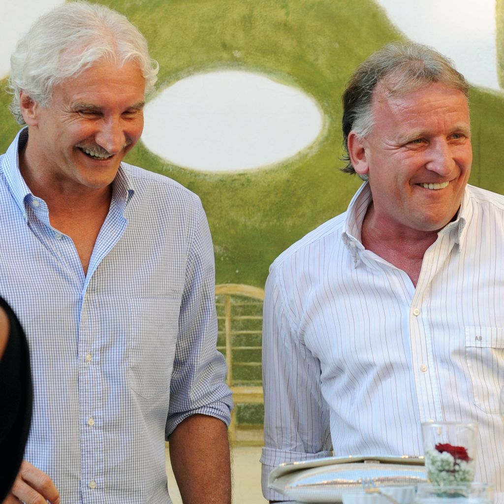 Rudi Völler und Andreas Brehme im Sommer 2010