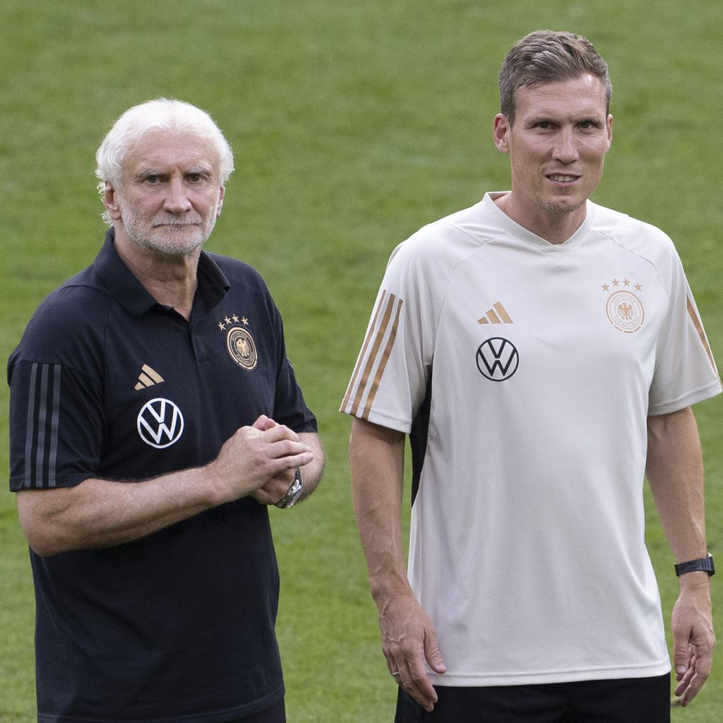 Rudi Völler und Hannes Wolf, Interimstrainerstab im September 2023