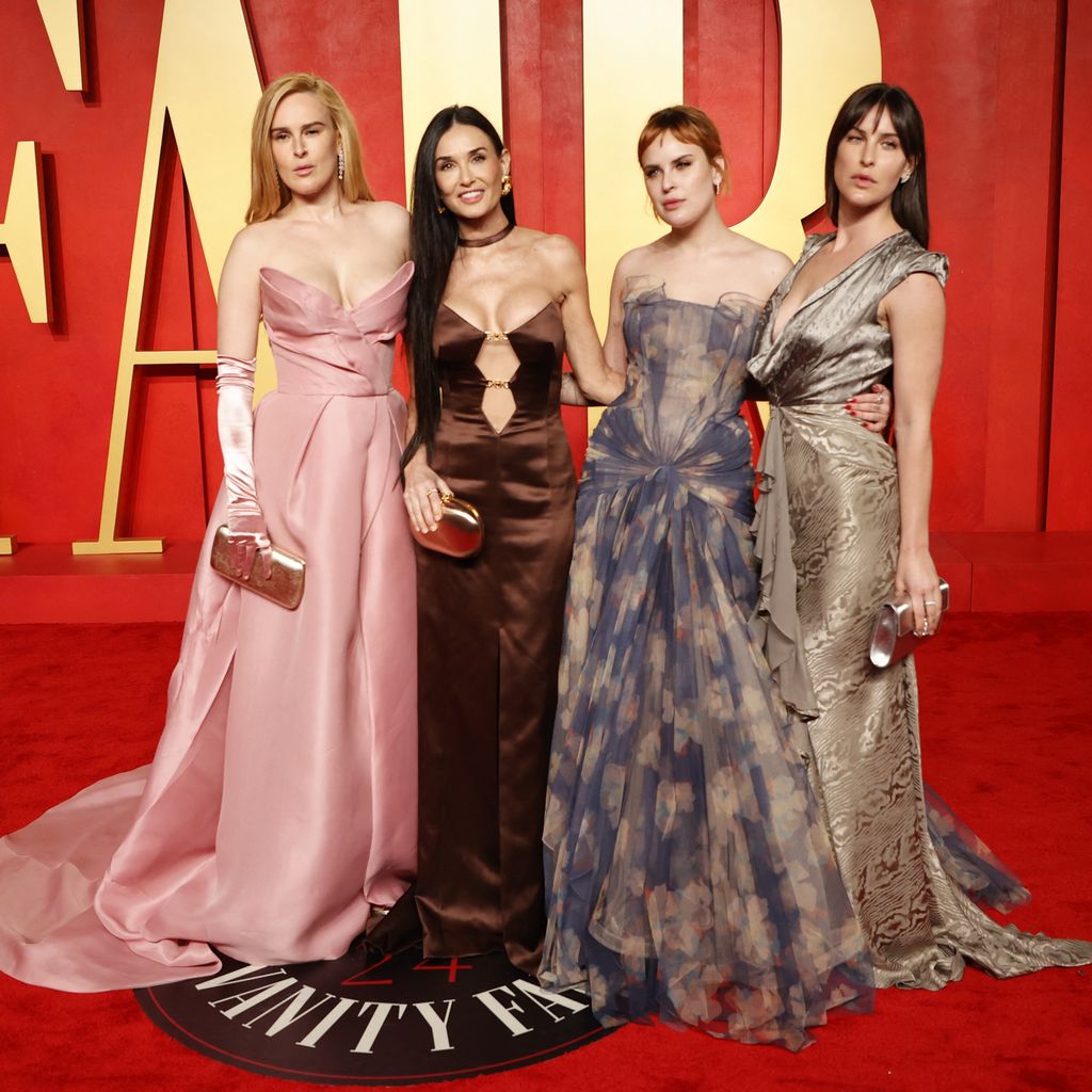 Rumer Willis, Demi Moore, Tallulah Willis und Scout LaRue Willis