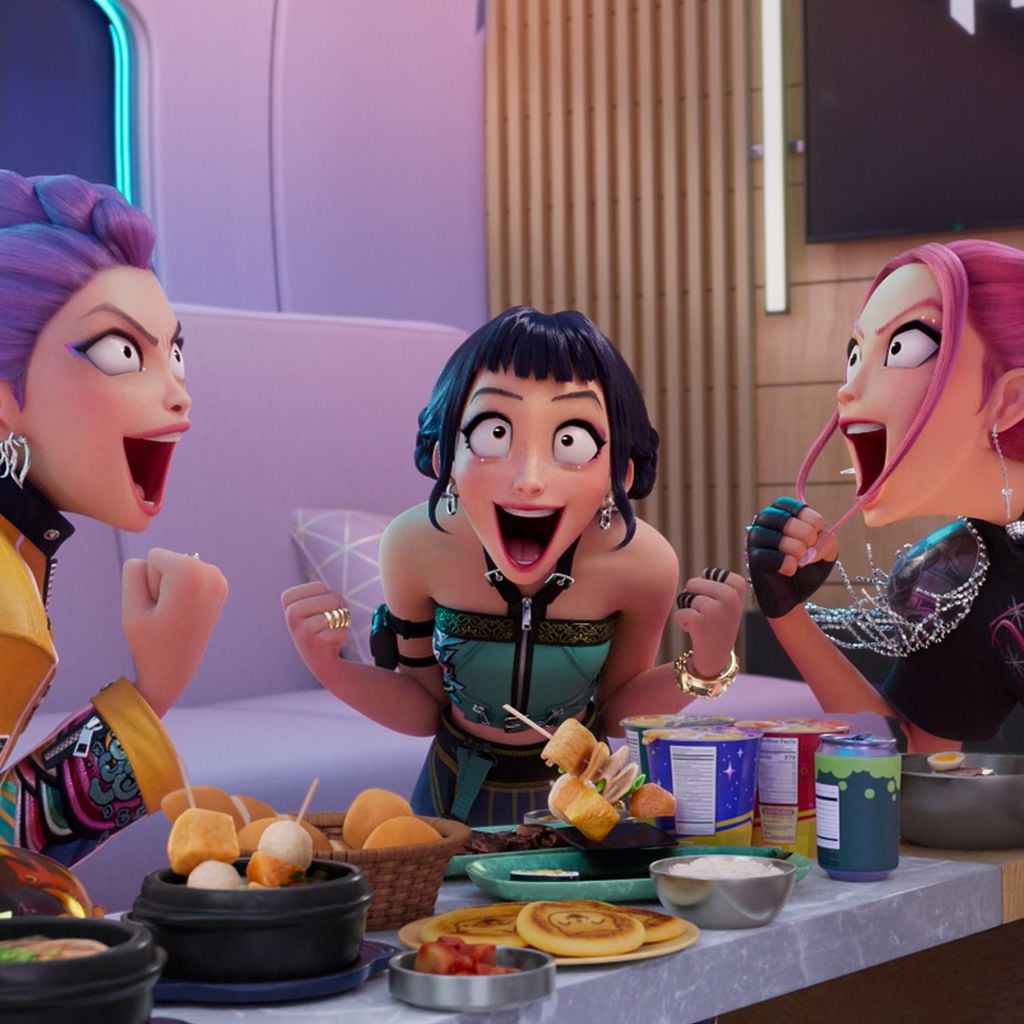 Rumi, Zoe und Mira in "KPop Demon Hunters"