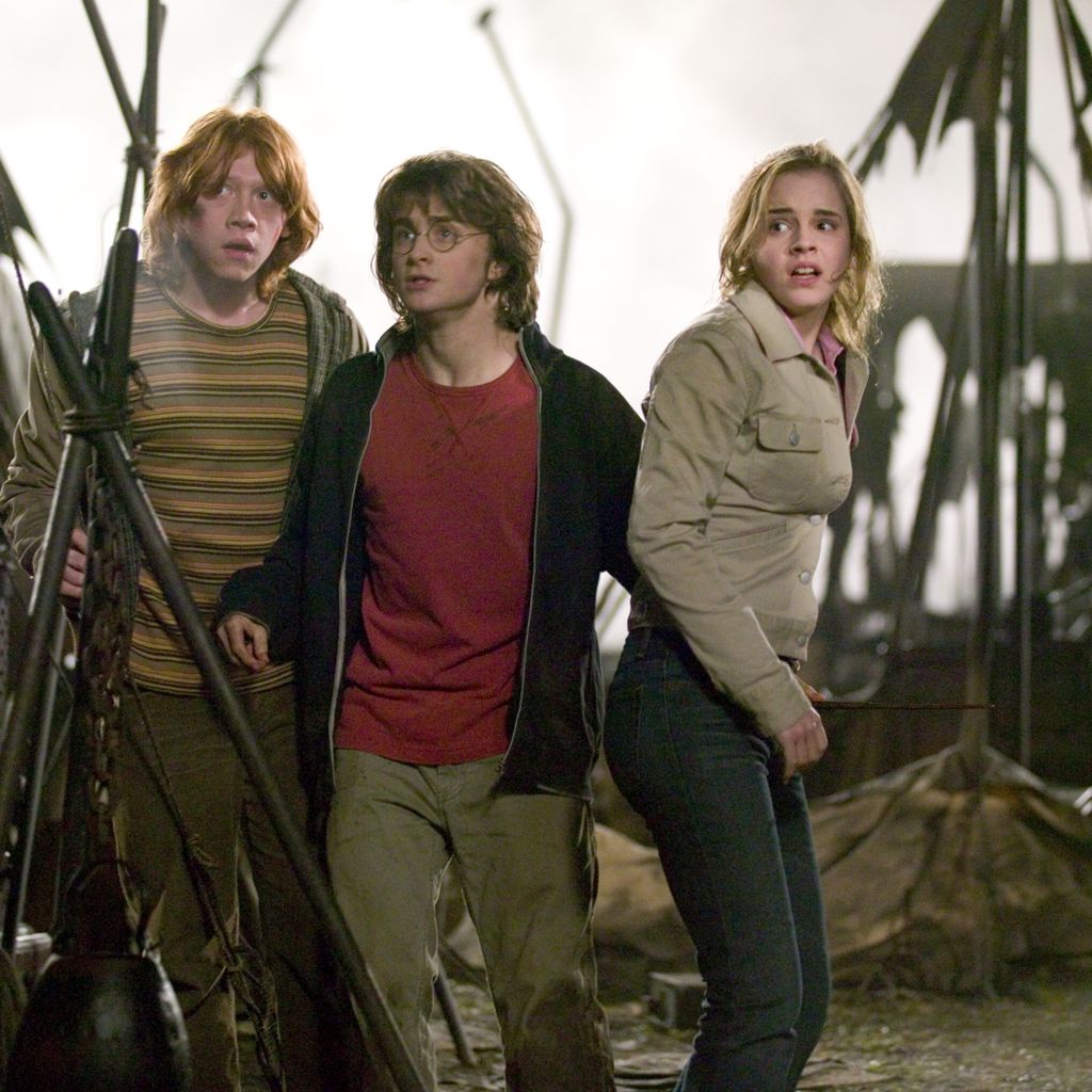 Rupert Grint, Daniel Radcliffe und Emma Watson in "Harry Potter und der Feuerkelch"