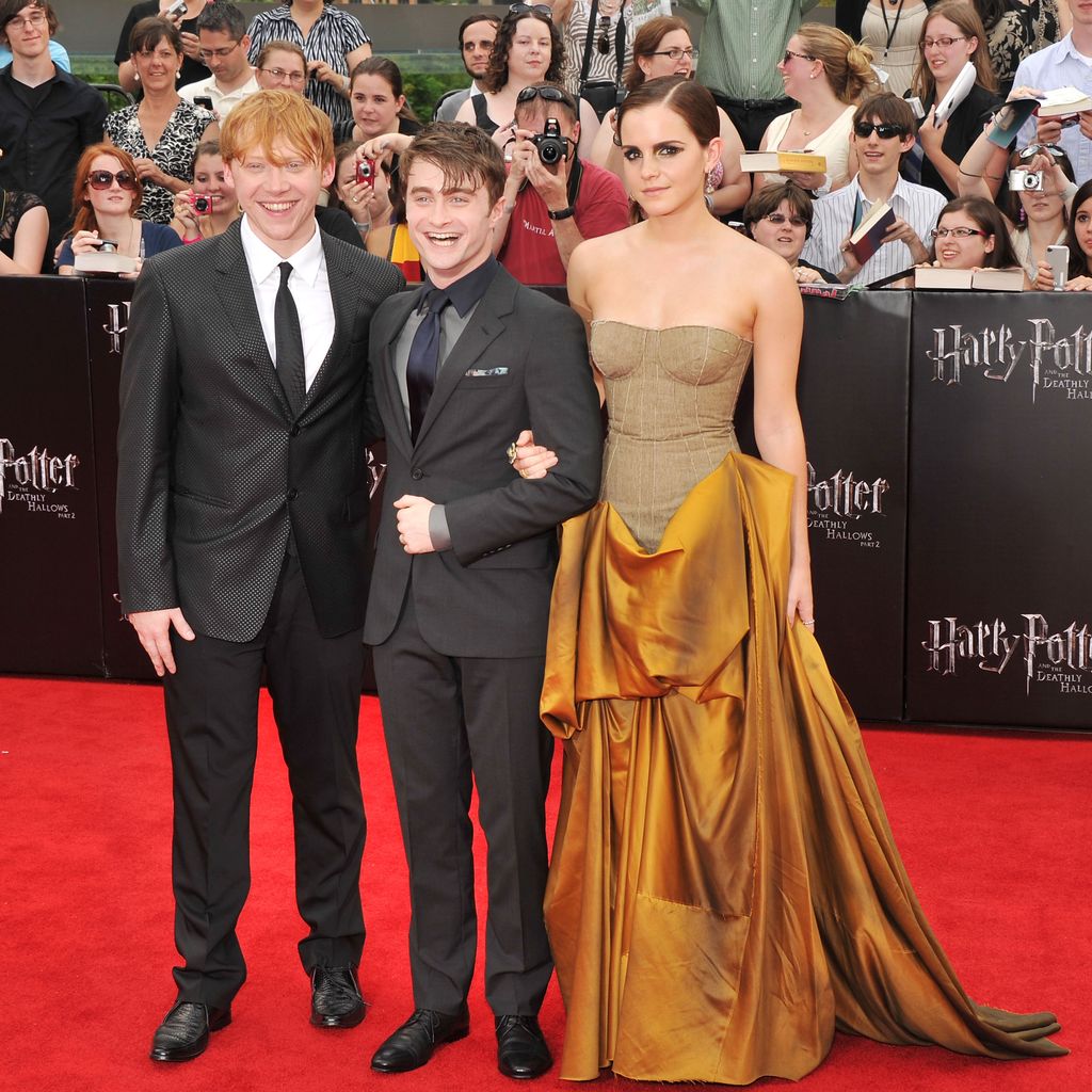 Rupert Grint, Daniel Radcliffe und Emma Watson, Schauspieler
