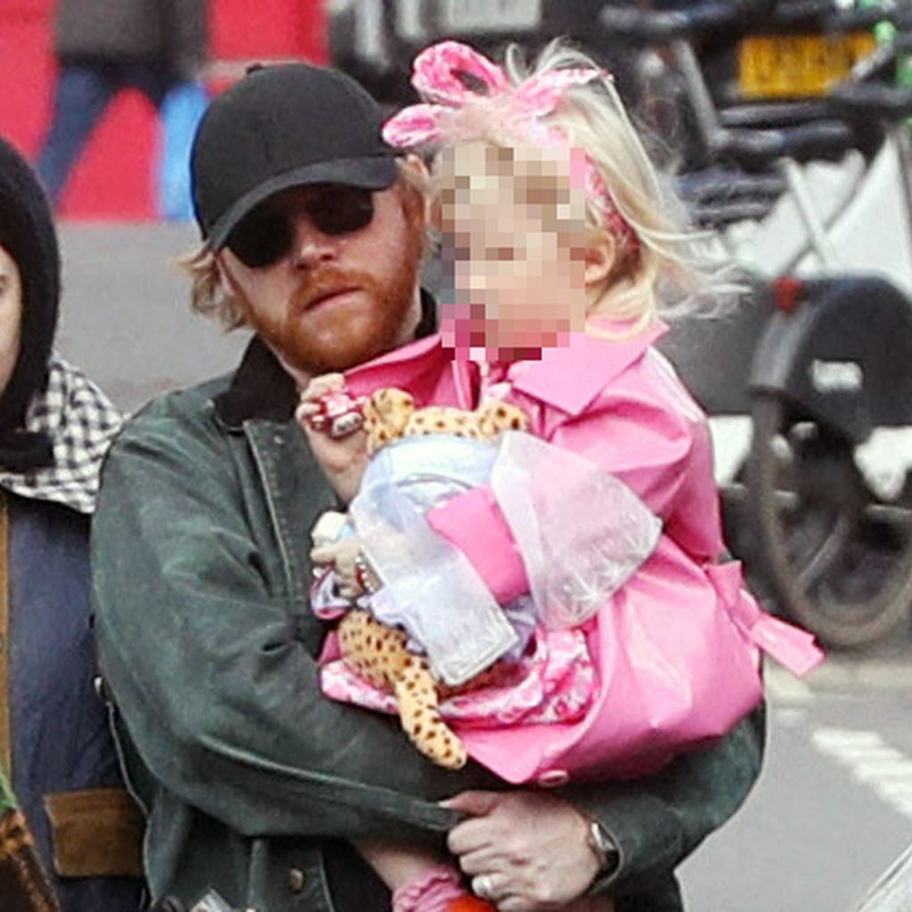 Rupert Grint mit Tochter Wednesday, April 2024