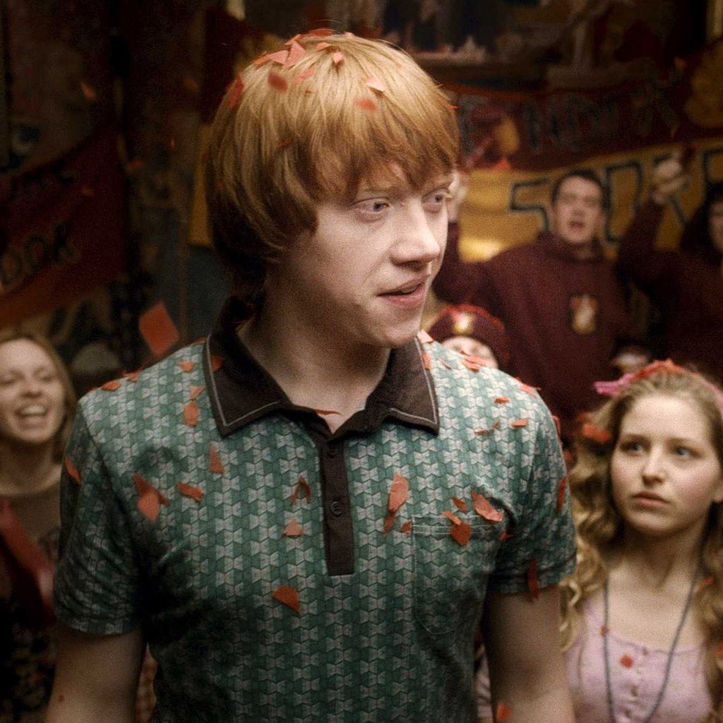 Rupert Grint und Jessie Cave in "Harry Potter"