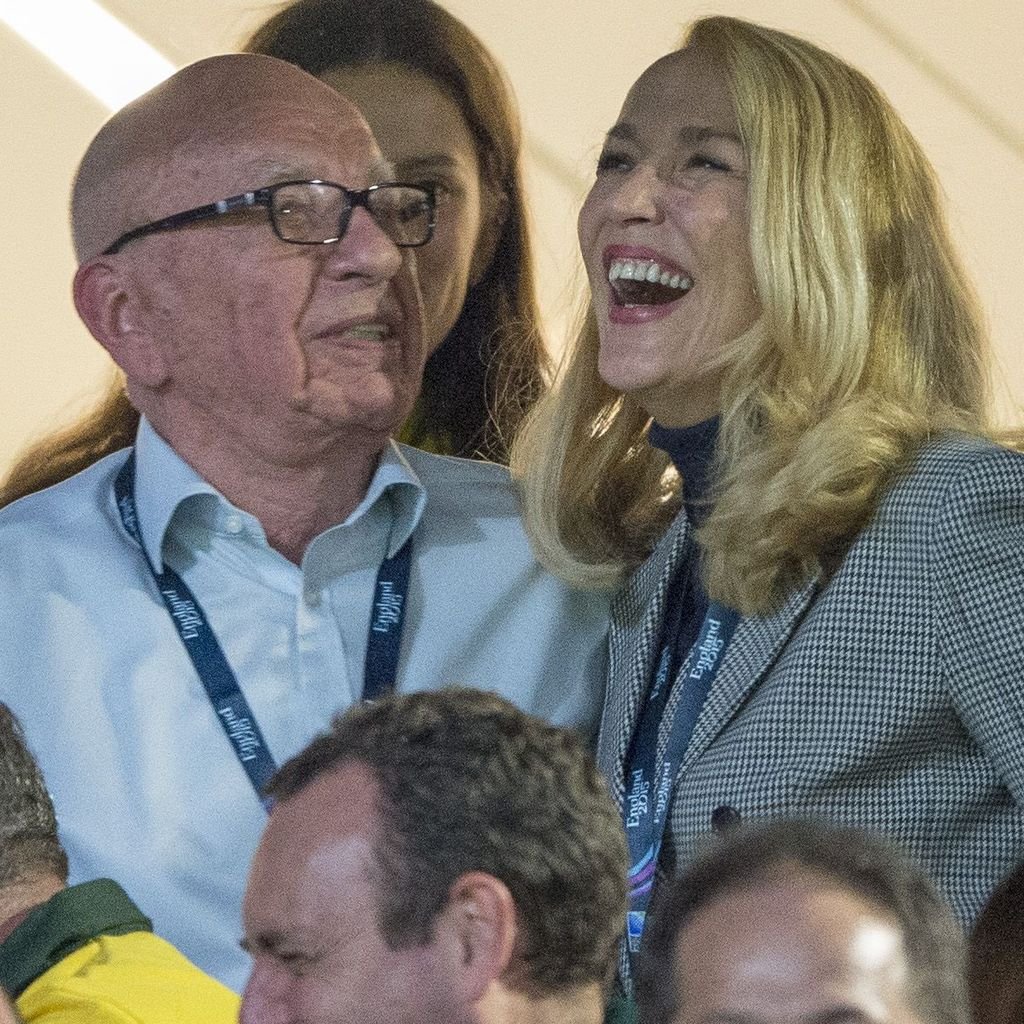 Jerry Hall und Rupert Murdoch