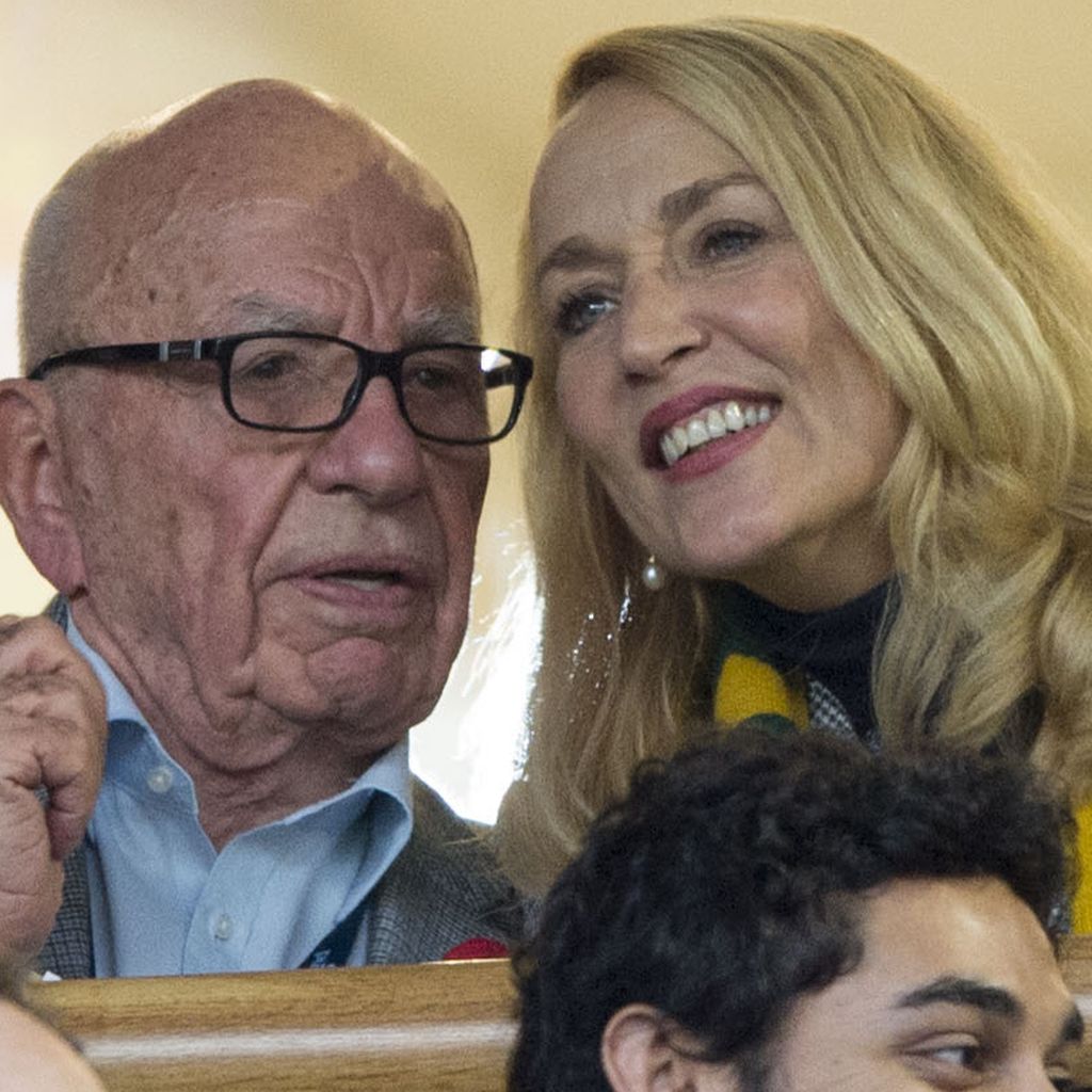 Jerry Hall und Rupert Murdoch