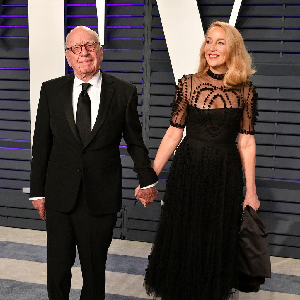 Rupert Murdoch und Jerry Hall im Jahr 2019