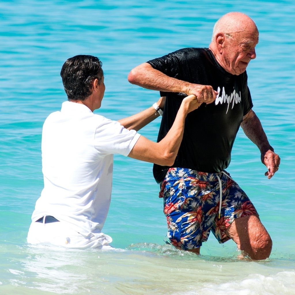 Rupert Murdoch im Januar 2020 auf Barbados