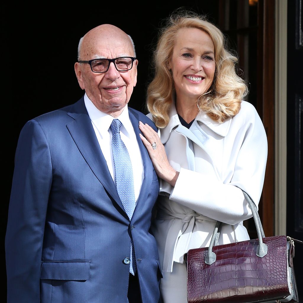 Jerry Hall und Rupert Murdoch